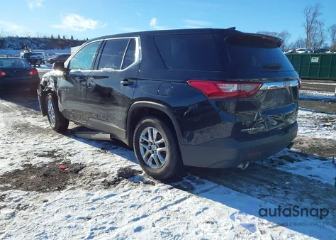 2020 Chevrolet Traverse Awd Ls z USA, uszkodzony, nr VIN 1GNEVFKW3LJ256232